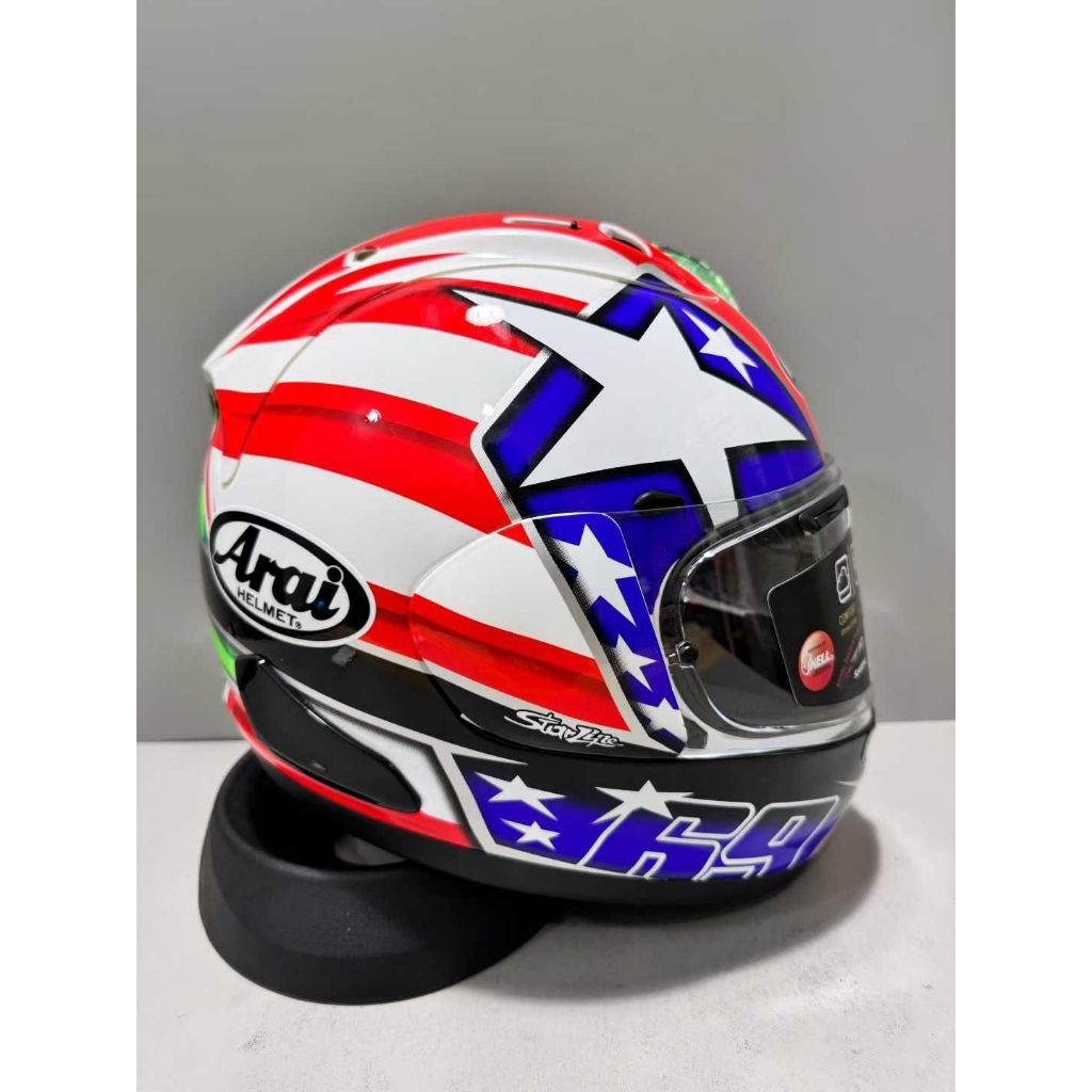 Arai rx7x hayden flag supercopy