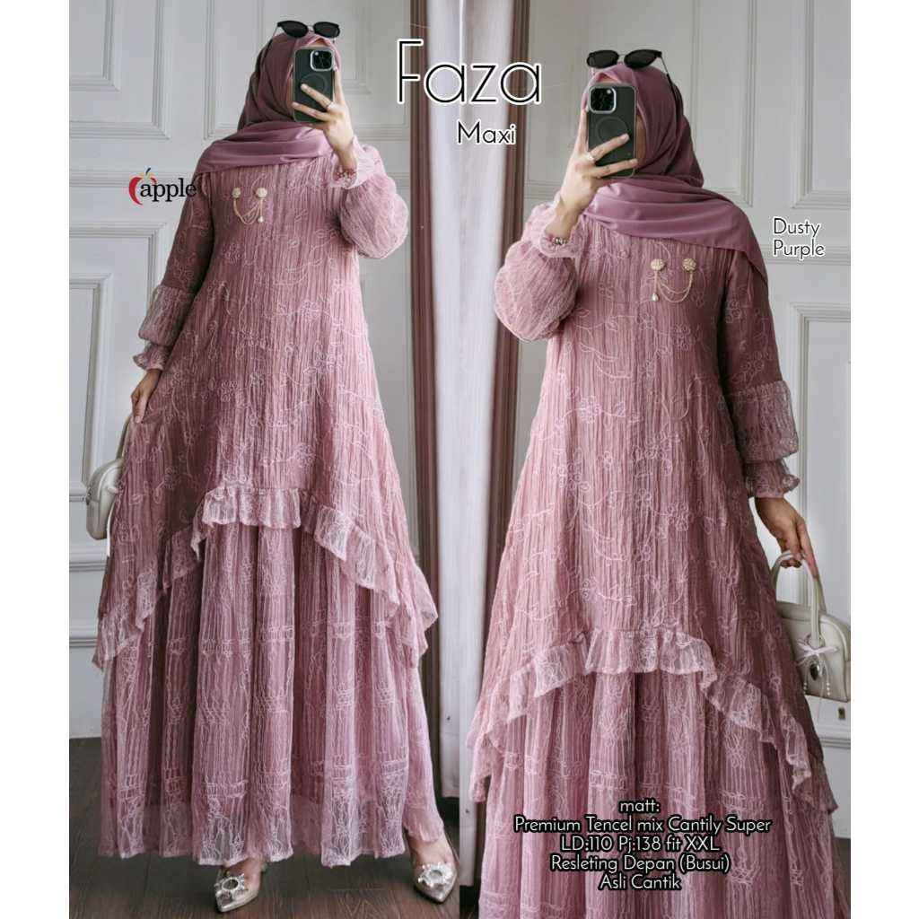 Pakaian Wanita FAZA MAXI Trend FASHION HQ From APPLe