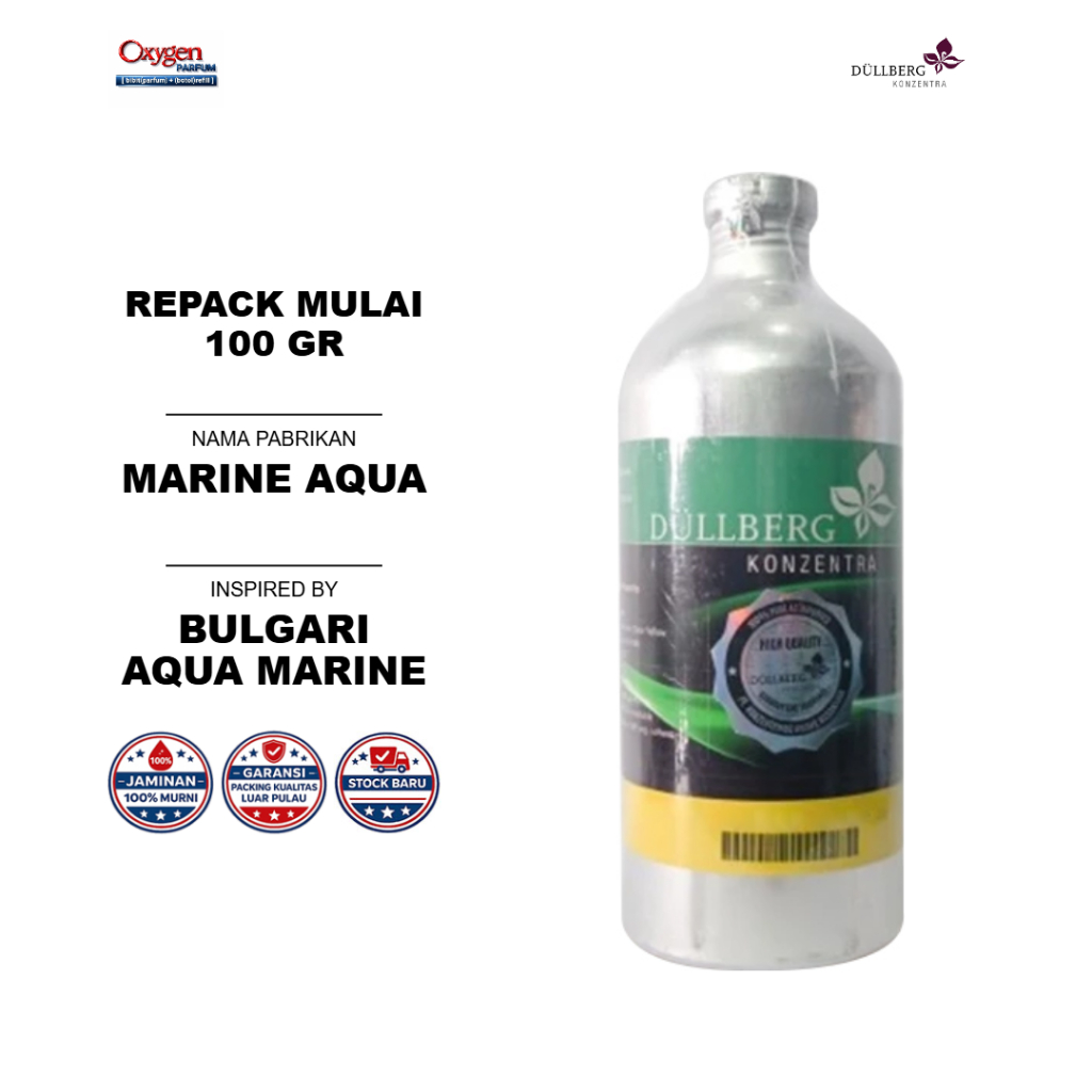 MARINE AQUA - DULLBERG | OXYGEN PARFUM GROSIR | REPACK MULAI DARI 100 GR