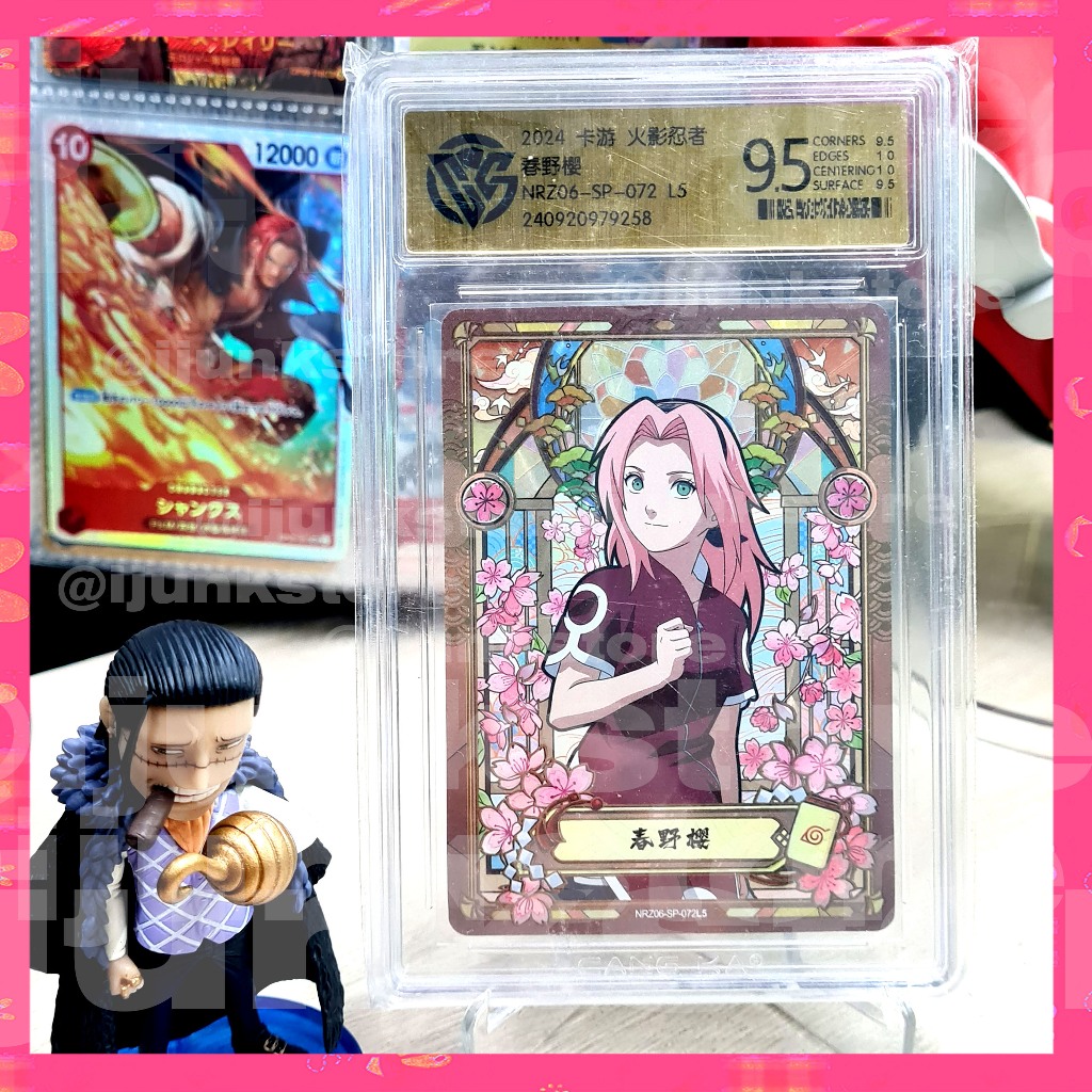 Sakura Haruno SP Kartu Naruto Kaiyou Slab TCG