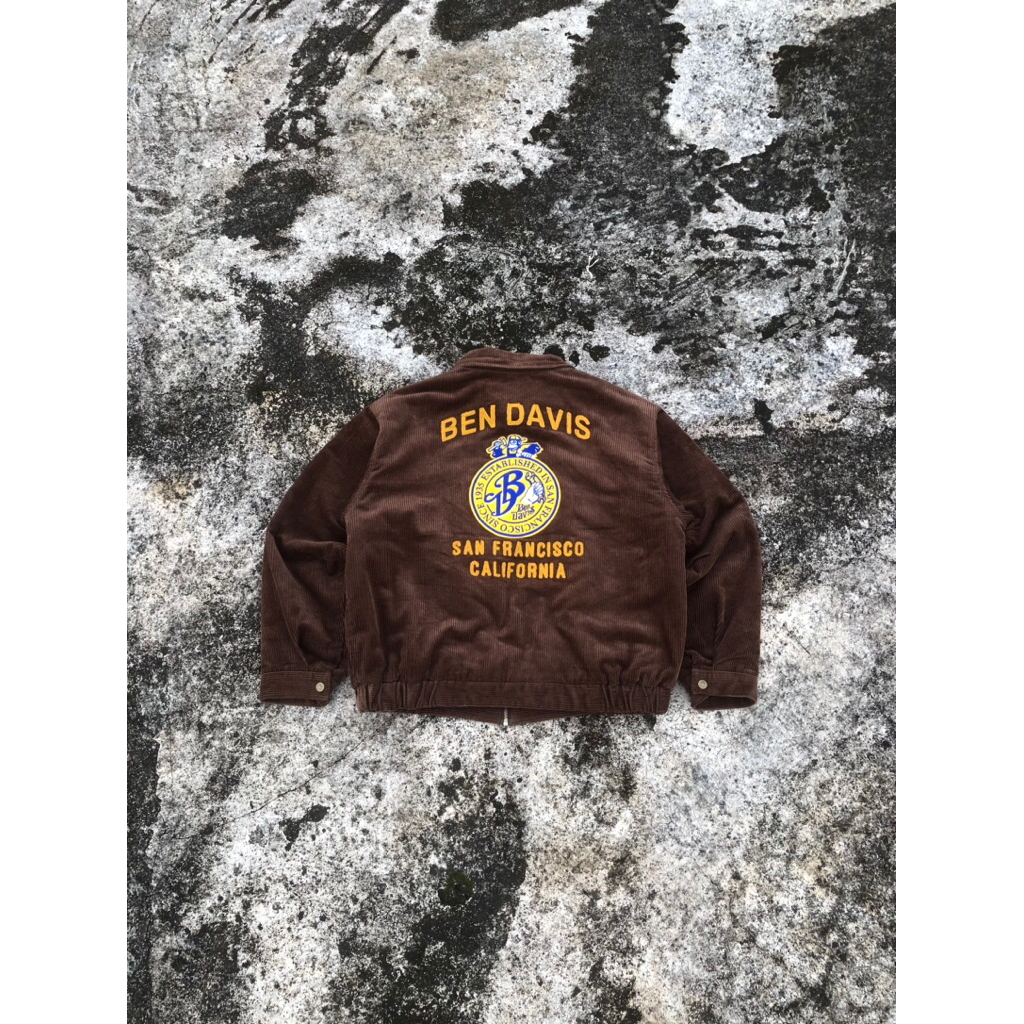BEN DAVIS CORD JACKET BROWN