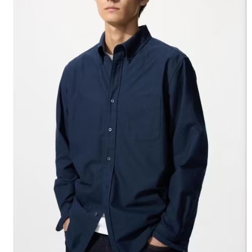 Kemeja Uniqlo Oxford Casual