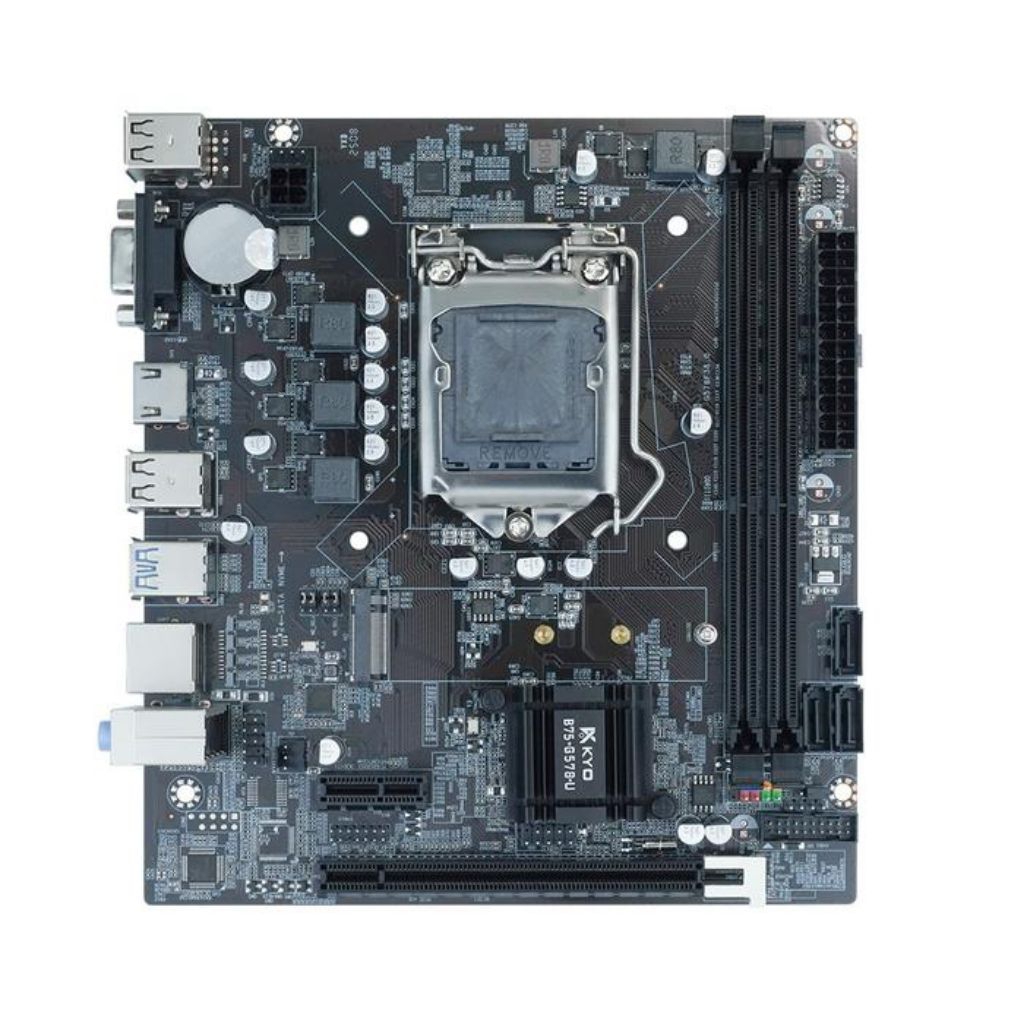 KYO KAIZEN MOTHERBOARD B75 M.2 NVME LGA1155 DDR3 B75 MOBO B75