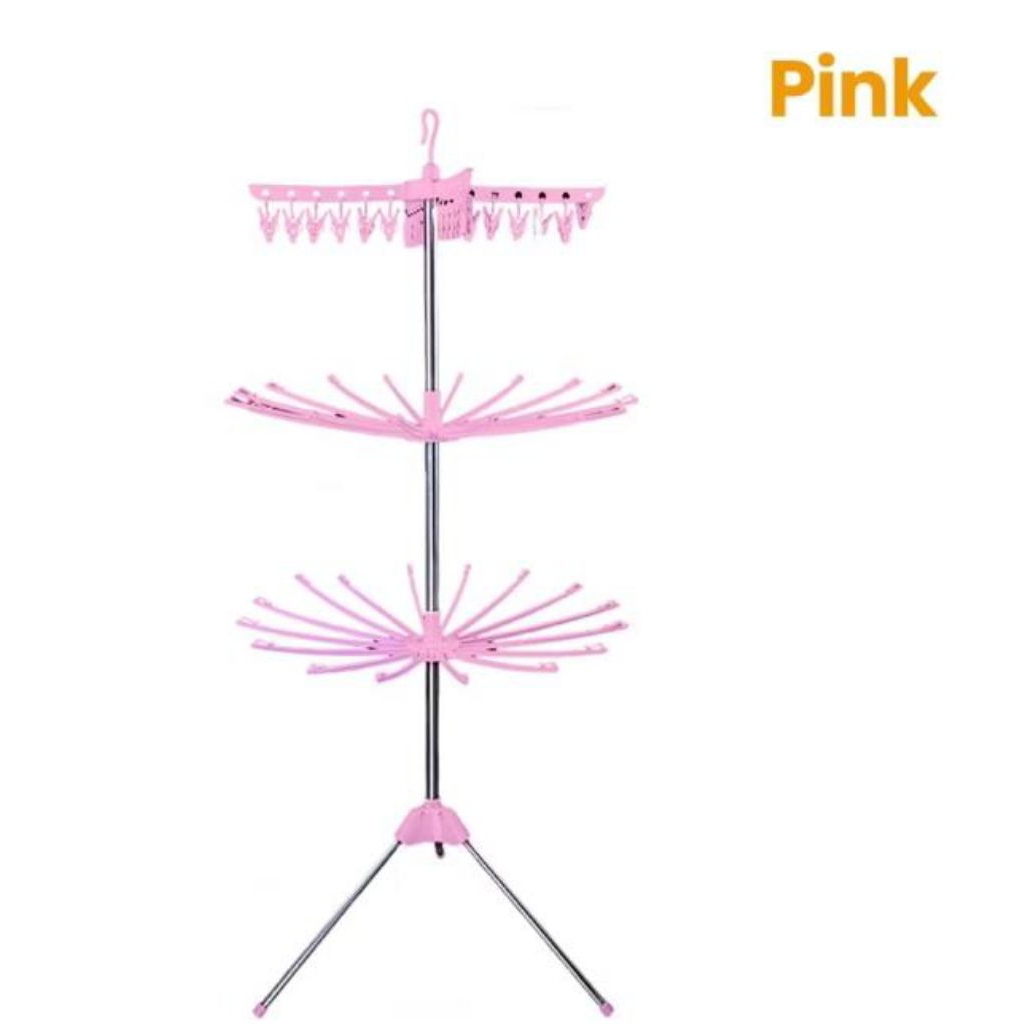 Rak Jemuran Baju Bayi Rak Jemuran Handuk Menara Bayi Kaos Kaki Kain Gantung Berdiri