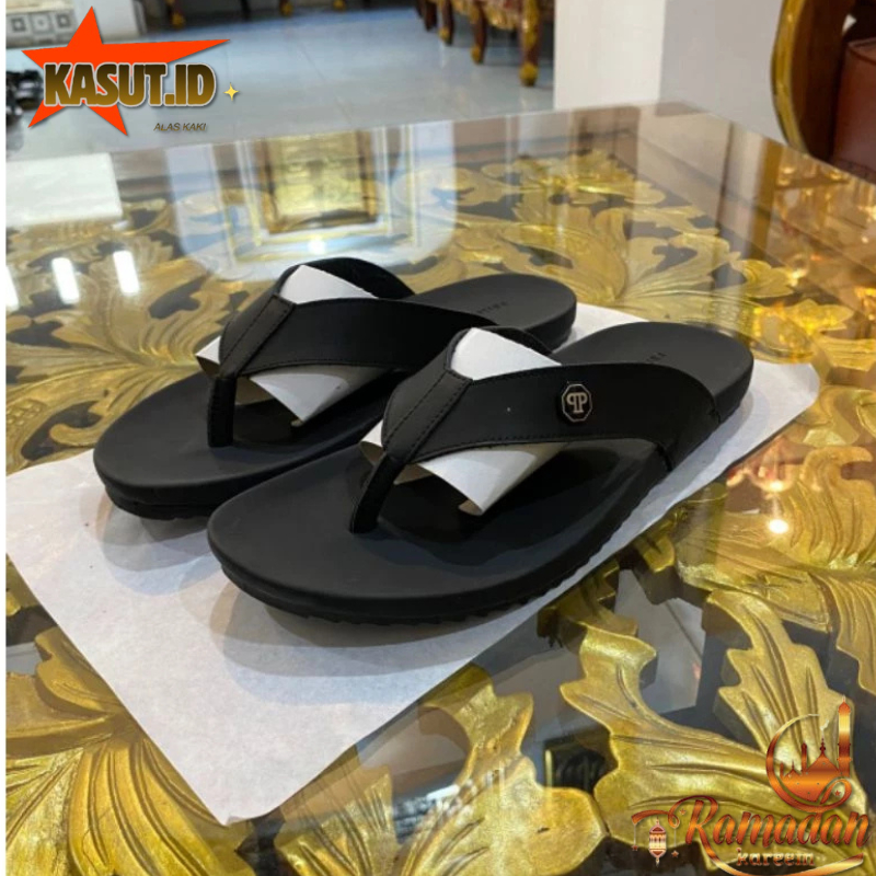 PHILIPP PLEIN Sandal Jepit Leather Original