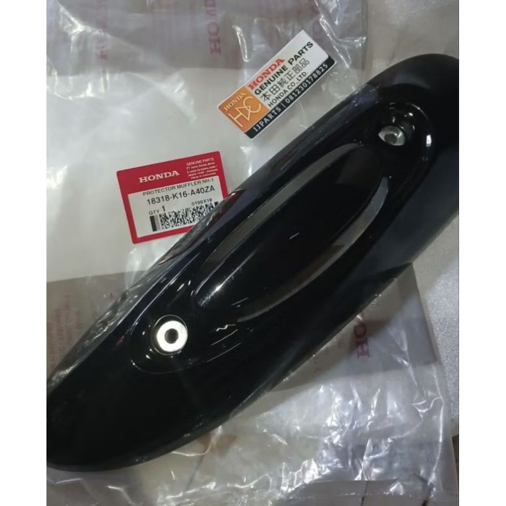COVER KNALPOT HONDA SCOOPY ORIGINAL AHM
