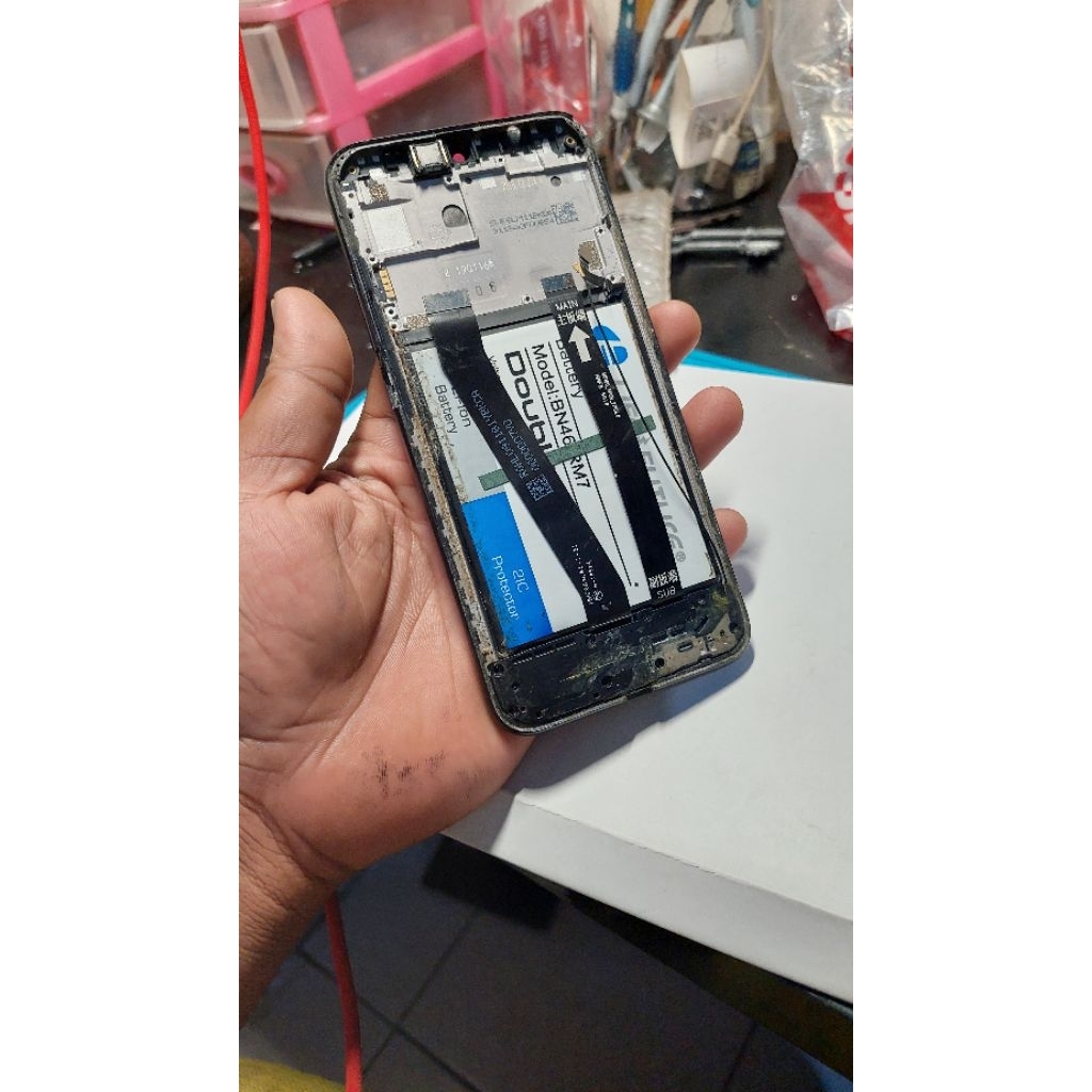 lcd ori redmi 7 copotan tested