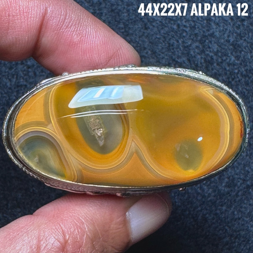 Cincin Batu Akik Natural Lafadz Allah Jumbo (Asli Alam)