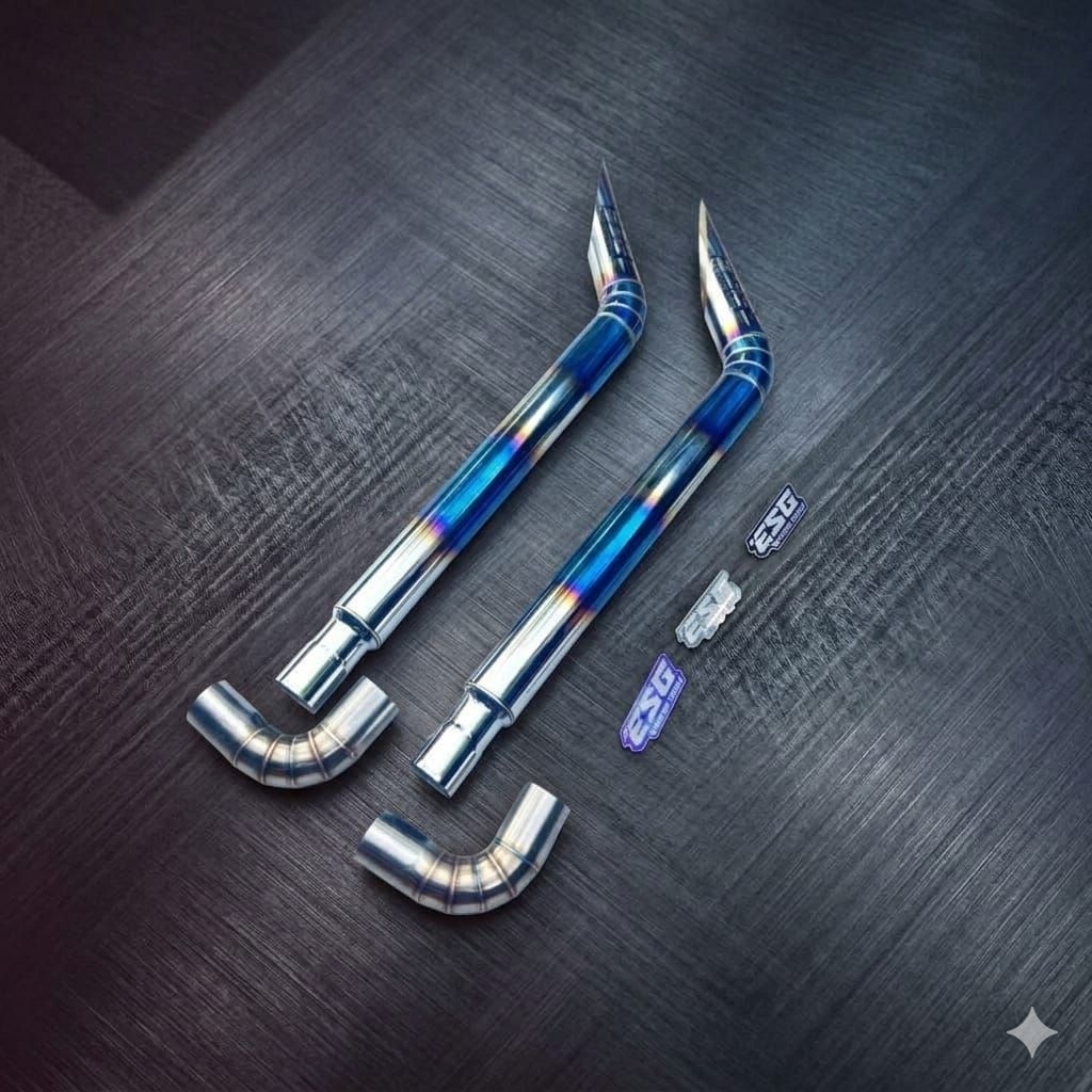 Knalpot traktor sawah jondhere roda 4 Kubota Yanmar Iseki