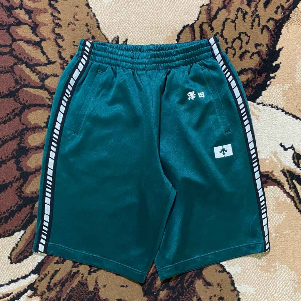 DESCENTE SHORT PANTS / CELANA PENDEK TAPED MOTIF AUTHENTIC | UNISEX / PRIA / WANITA / BERKUALITAS / 