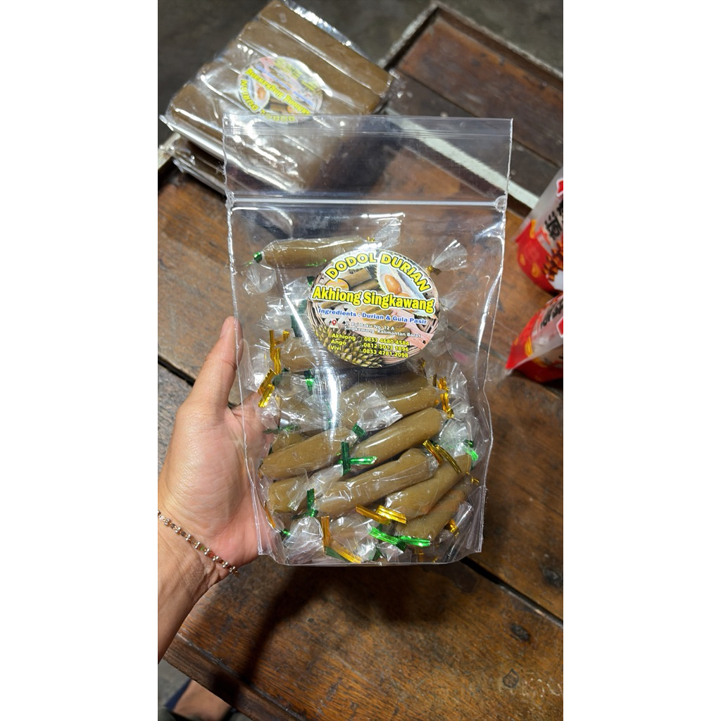 Dodol Durian Akhiong Singkawang Versi Permen Kuncir