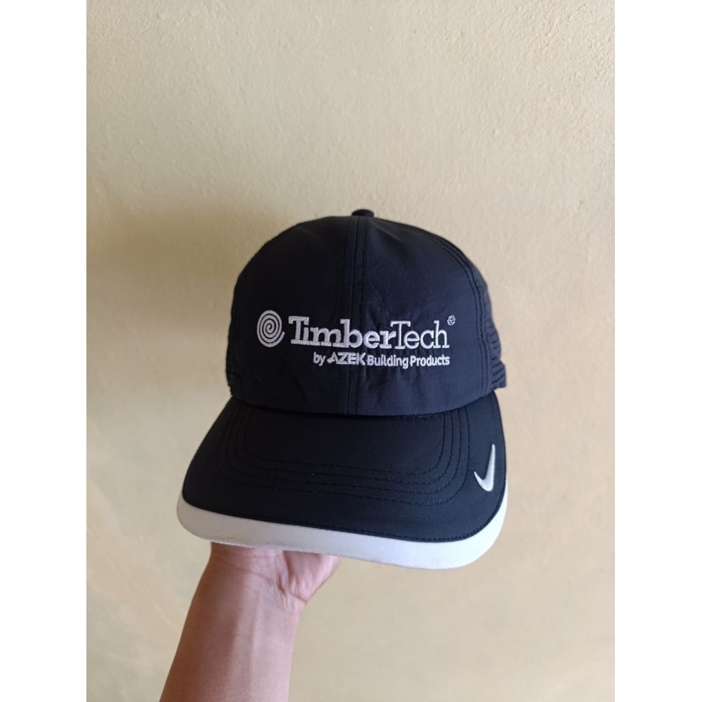 topi golf pria original nik golf 100% polyester baru