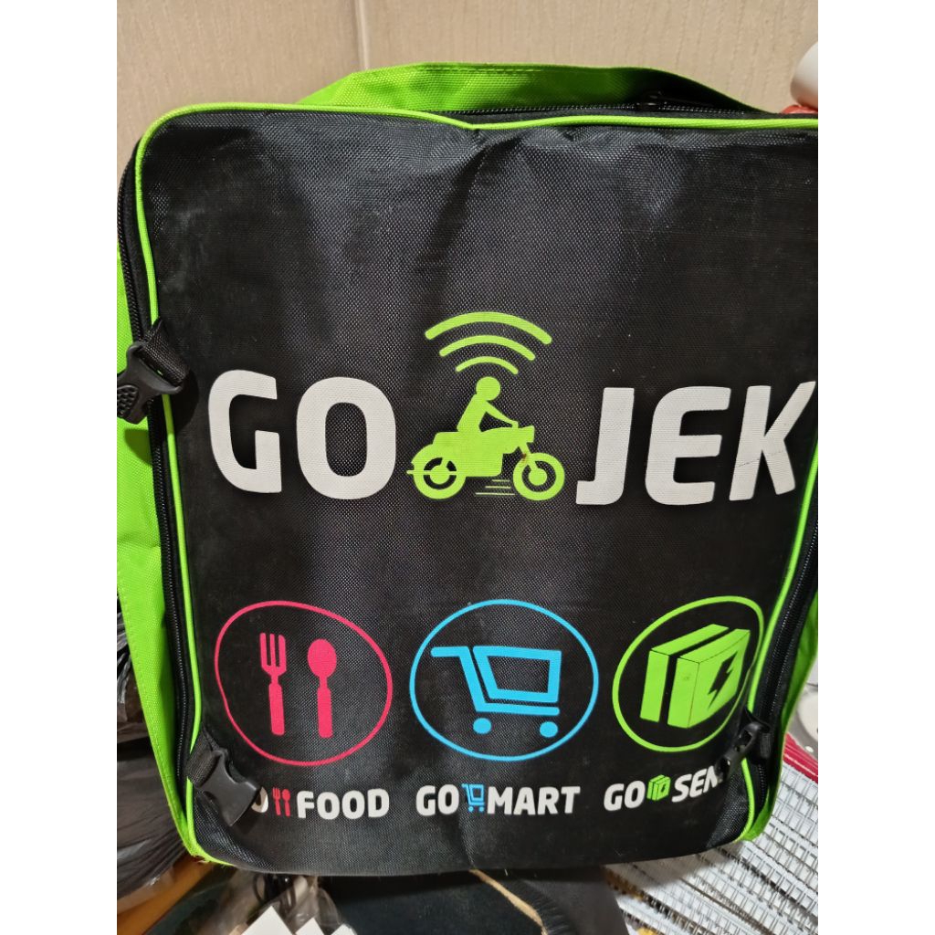 tas gojek bawa barang ,taplak meja preloved