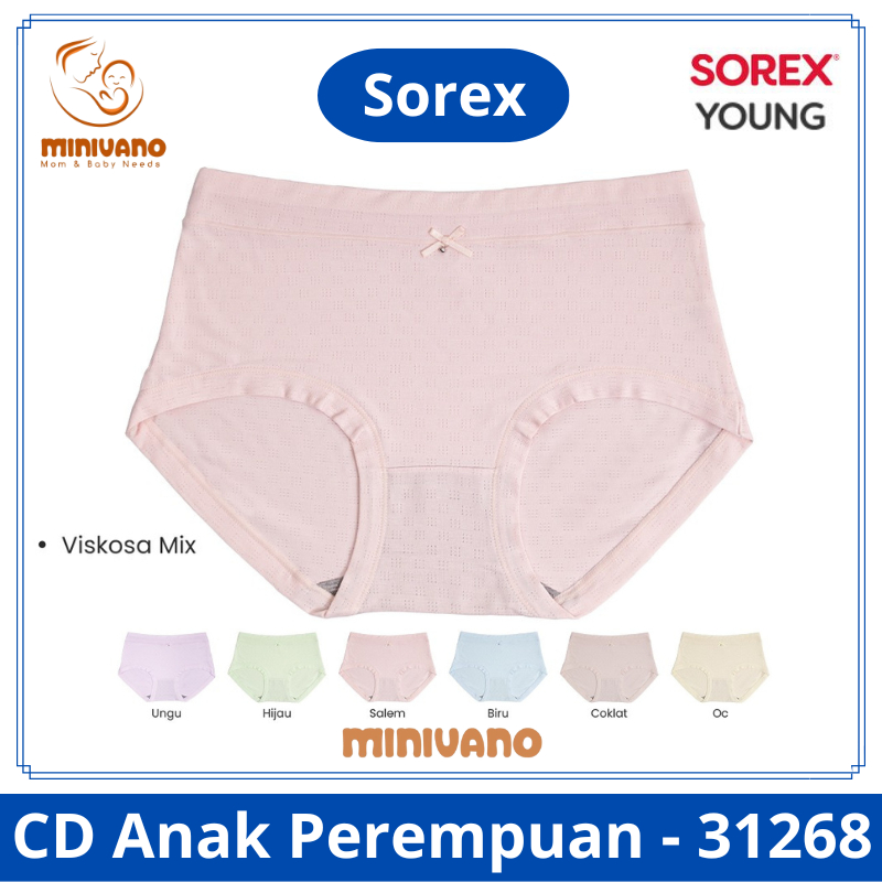 Sorex Young 31268 - CD anak perempuan - Celana dalam wanita remaja seamless