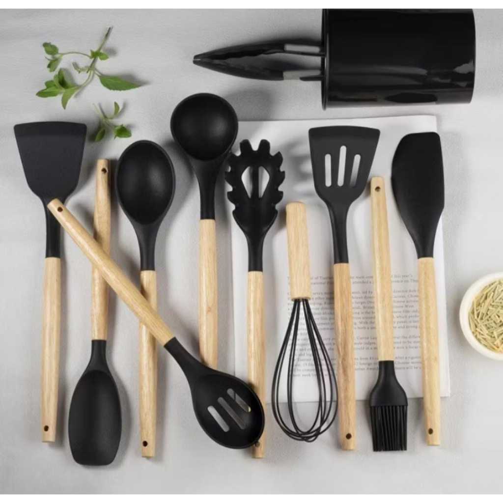 Sutel Masak Spatula Serbaguna Spatula Silikon 12 In 1