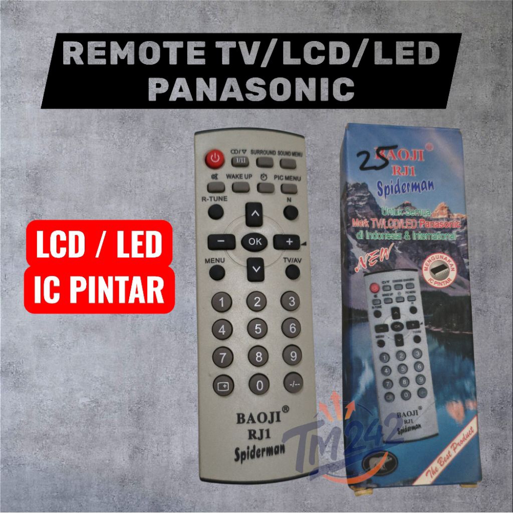 REMOTE TV LCD LED PANASONIC IC PINTAR