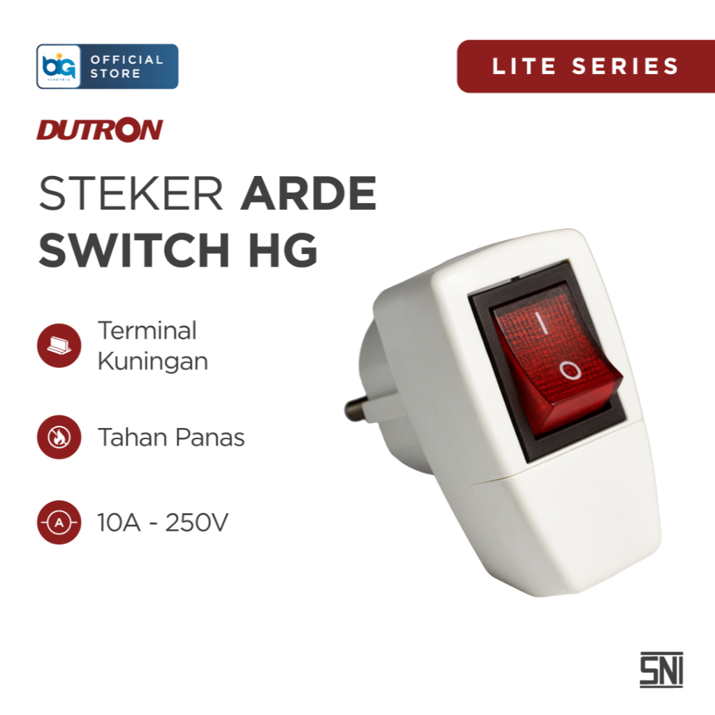 DUTRON Steker Saklar Lampu