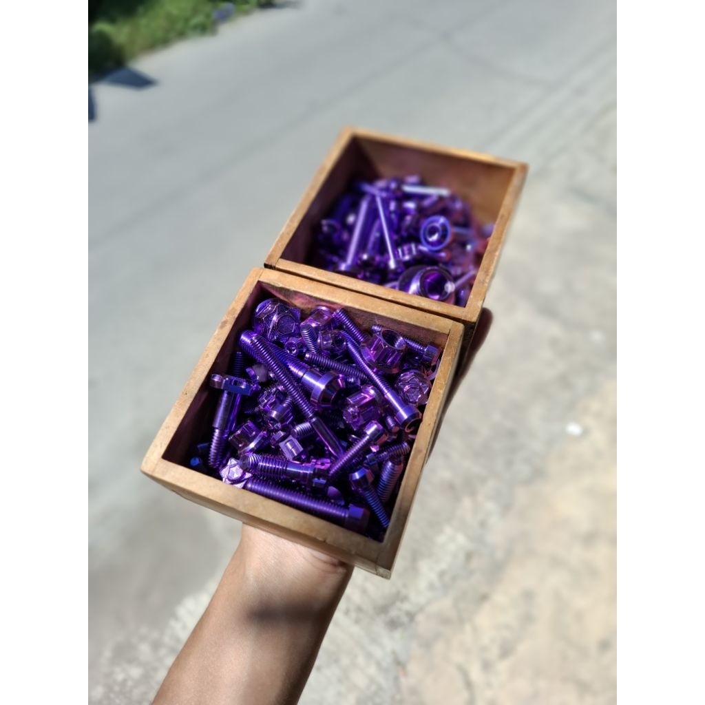 1Set Baut Titanium UB BPRO MX King Original Titanium Gr5