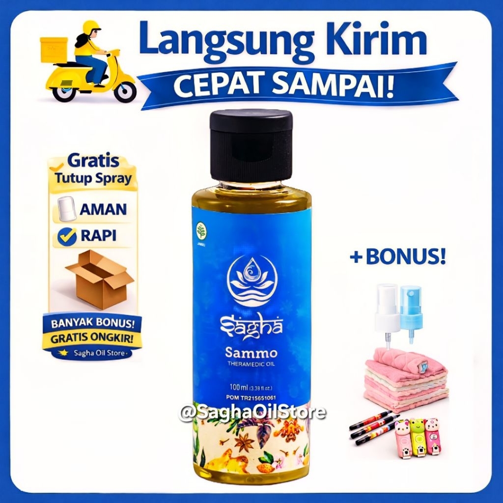 MINYAK SAGHA SAMMO | SAGHA SAPPO Original BPOM – Sagha Oil Sammo (Ultimate) | Sagha Sappo (Premium) 