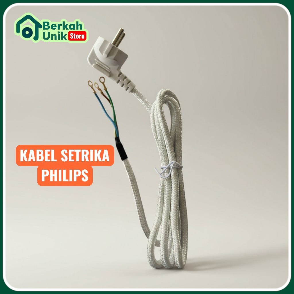 Kabel Setrika Philips Original Strip Putih Steker Arde Sparepart Setrika