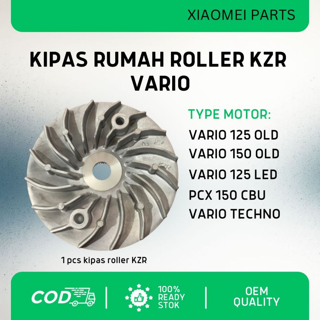 Kipas Rumah Roller KZR Vario 125 Old / Vario 150 Old / Vario 125 Led Lawan Rumah Roller
