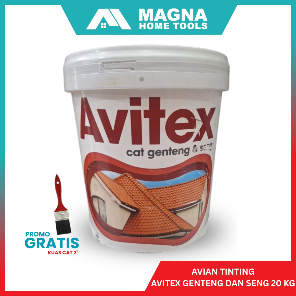 AVIAN | Avitex Genteng & Seng 20 Kg Pail Tinting Cat Genteng & Seng