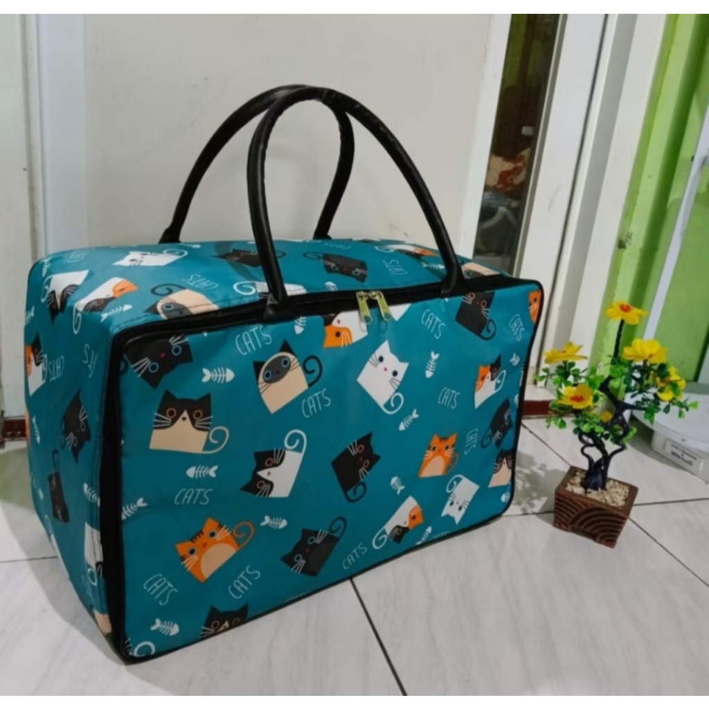 Travel Bag Jumbo | Koper | Tas Pakaian | Tas Travel | Tas Jinjing | Piknik Ukuran 50cm