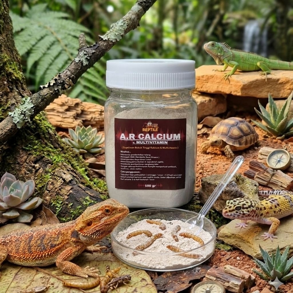 A.R Calcium + Multivitamin | Kalsium Leopard Gecko