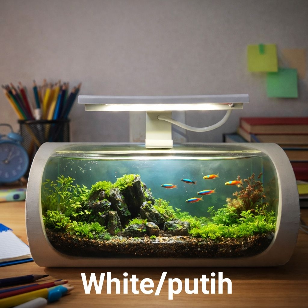 Lampu led Aquarium mini 5v usb adaptor