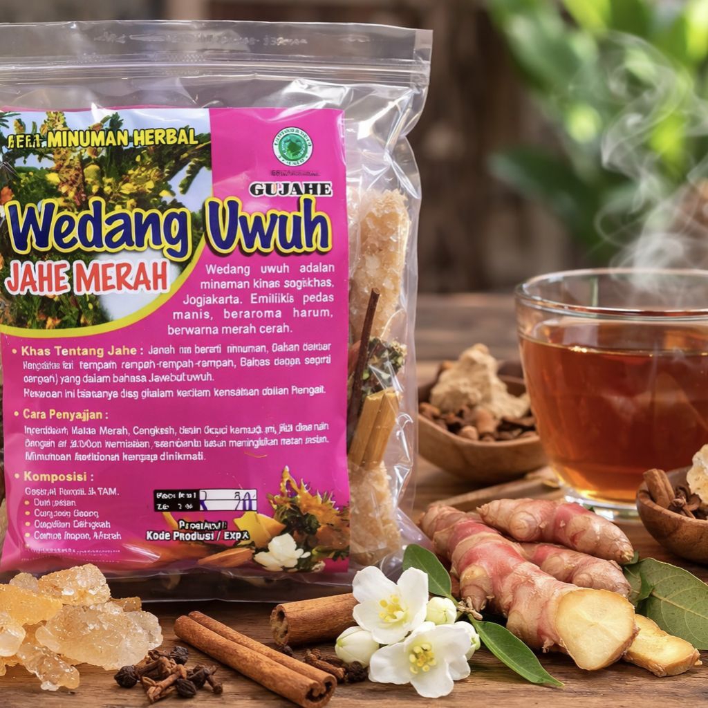 Wedang Uwuh Jahe Merah Asli Jogja Bantul