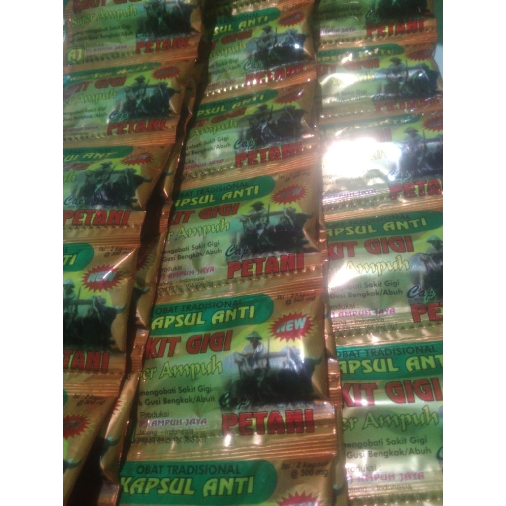 anti sakit gigi cap petani