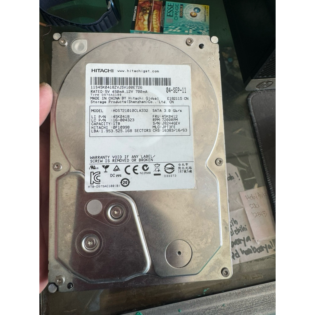 HARDISK HDD INTERNAL PC KOMPUTER CCTV 3,5” SEAGATE HITACHI 160GB 1TB