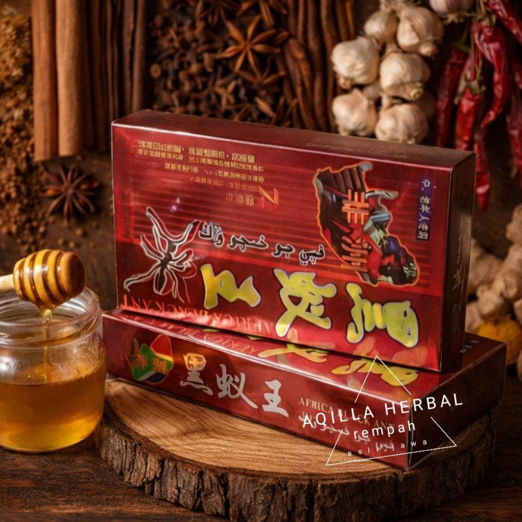 semut alficaa jntan hitam original isi 9sachet