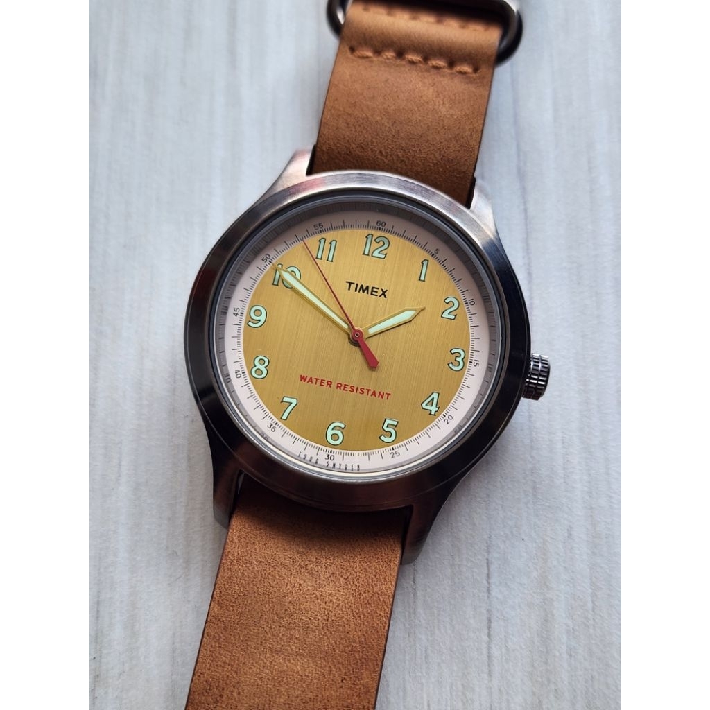 Timex TODD SNYDER Marlin Leather Military Watch Limited Edition RARE