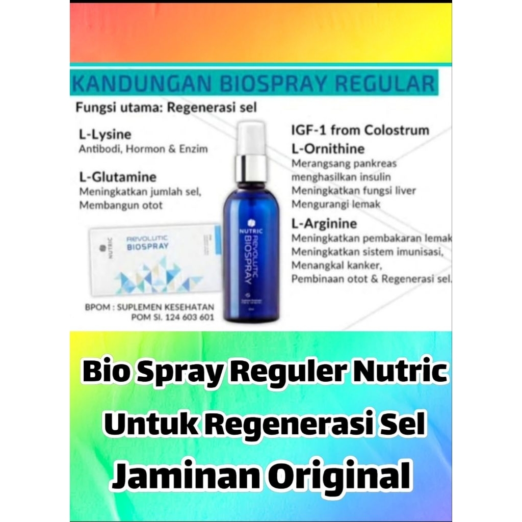 Biospray Reguler Nutric Jaminan Original