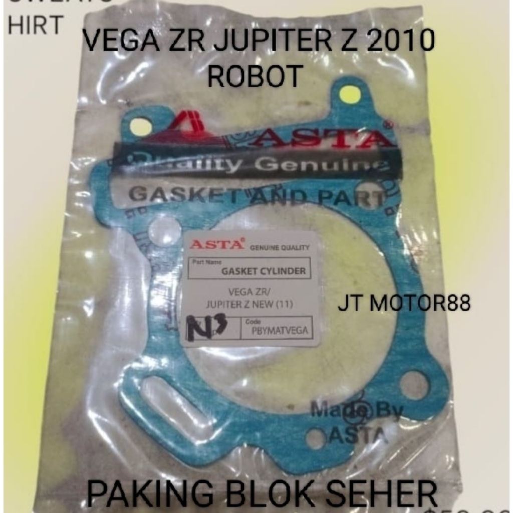 PAKING GASKET BLOK SEHER VEGA ZR JUPITER Z 2010 ROBOT