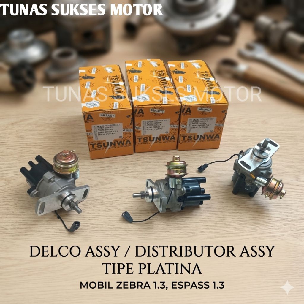 DELCO ASSY / DISTRIBUTOR ASSY TIPE PLATINA MOBIL ZEBRA 1.3 (S89), ESPASS 1.3 (S91) KUALITAS TERBAIK 