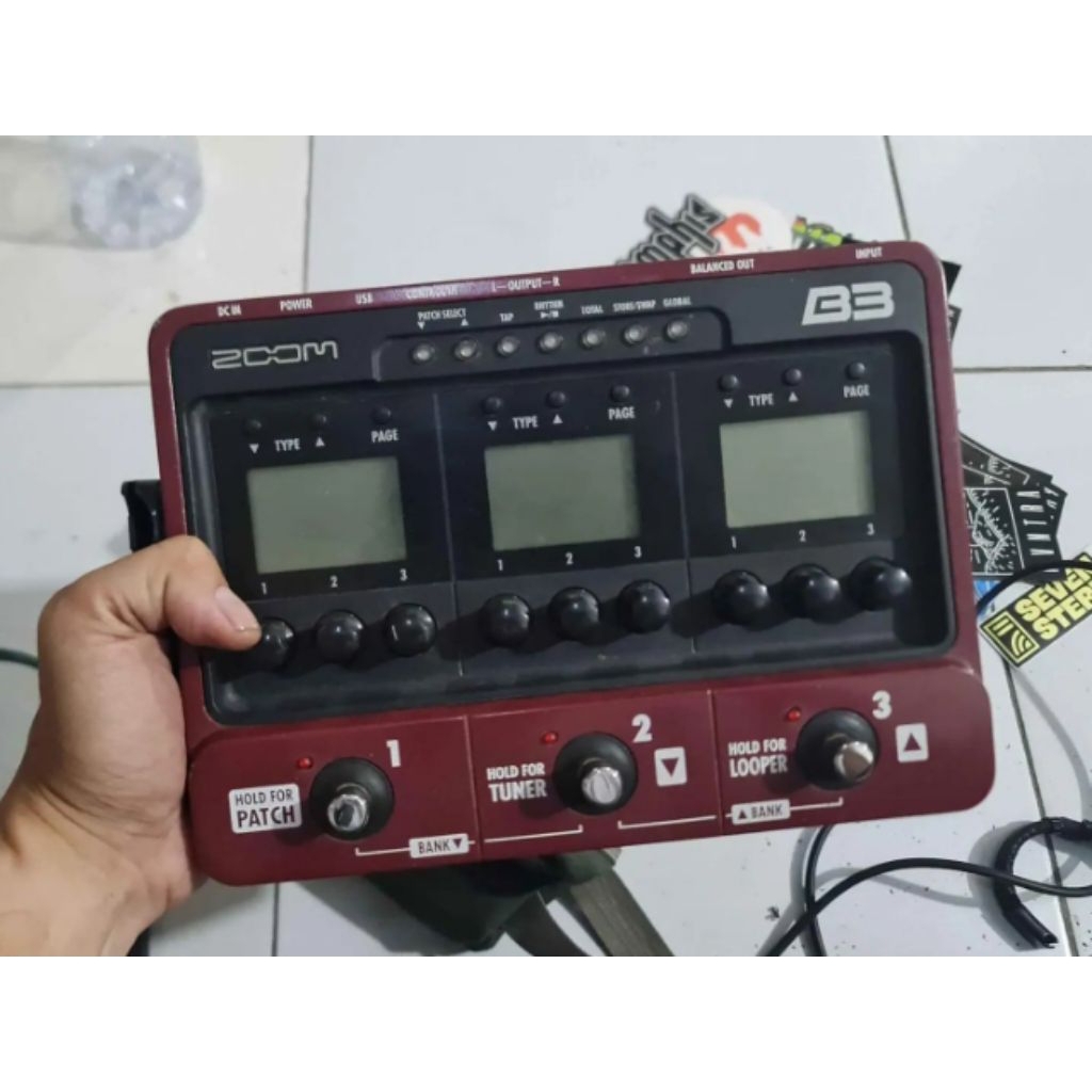 Efek Zoom G3 & Zoom B3 Bass