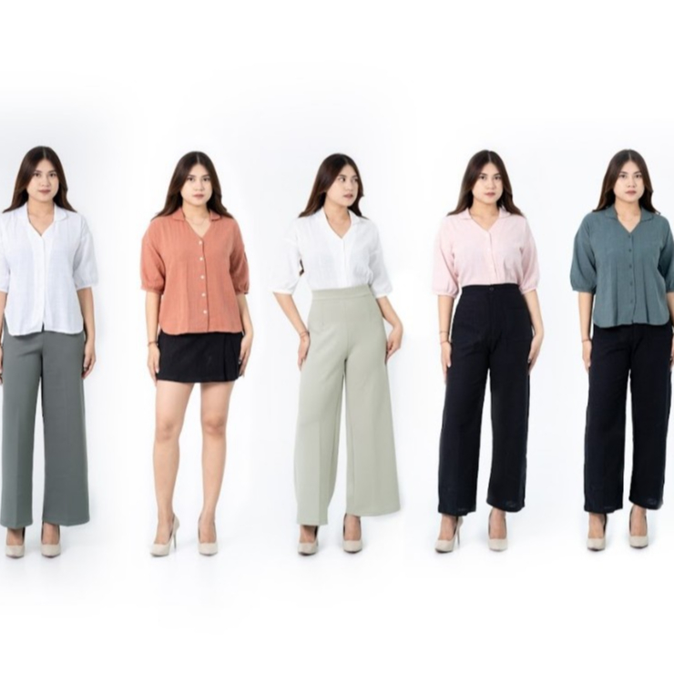 I Look Daily Rose Shirt Linen