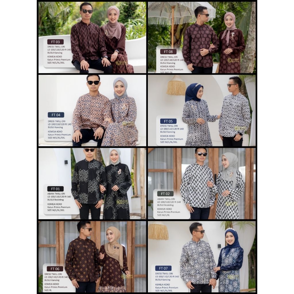 TWILL ELZHAF SARIMBIT COUPLE READY