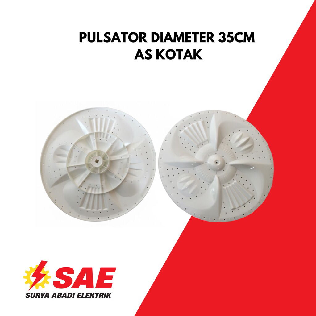 Pulsator Mesin Cuci Sanyo Diameter 35cm As Kotak