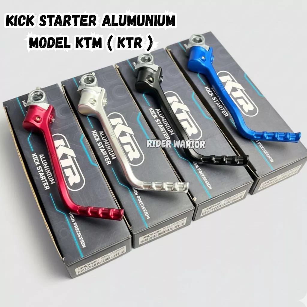 Kick Stater KTM Anodaize Almini Merk KTR Full CNC PNP Underbone Ninja 150 CB GL MP Tiger
