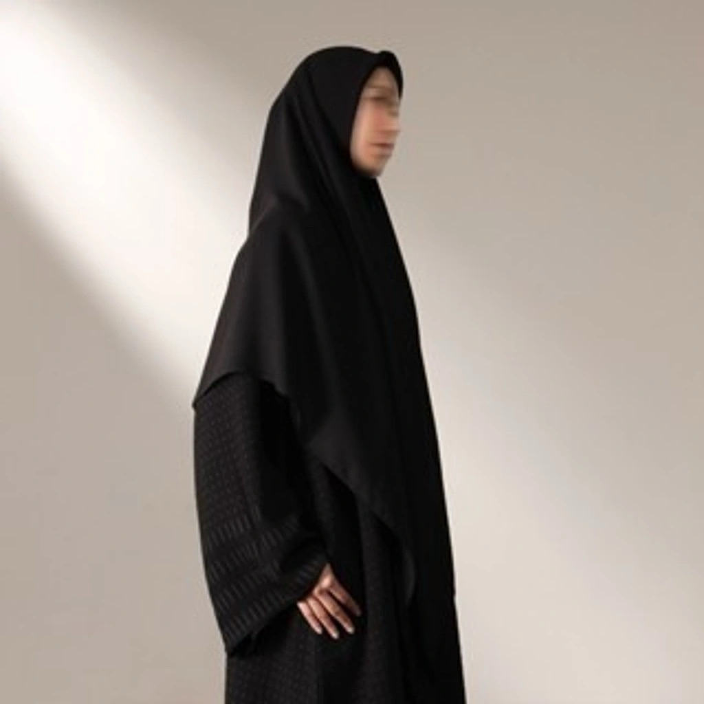 NEHHAT RAFAH HIJAB SLIP ON BLACK