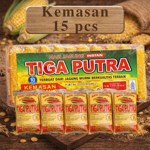 Nasi Jagung Instan Tinggal Seduh / Nasi Jagung Instan Jowo 15 Bungkus | Nasi Jagung Kecil