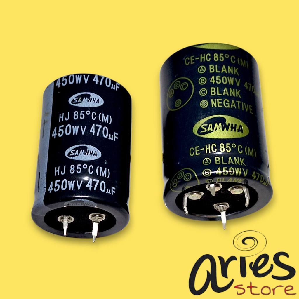 ELCO 470uf 450v SAMWHA ORIGINAL