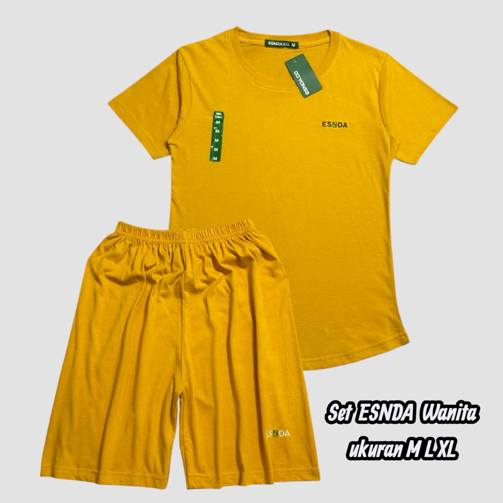 GEMPITA - Setelan Kaos Esnda Wanita Dewasa
