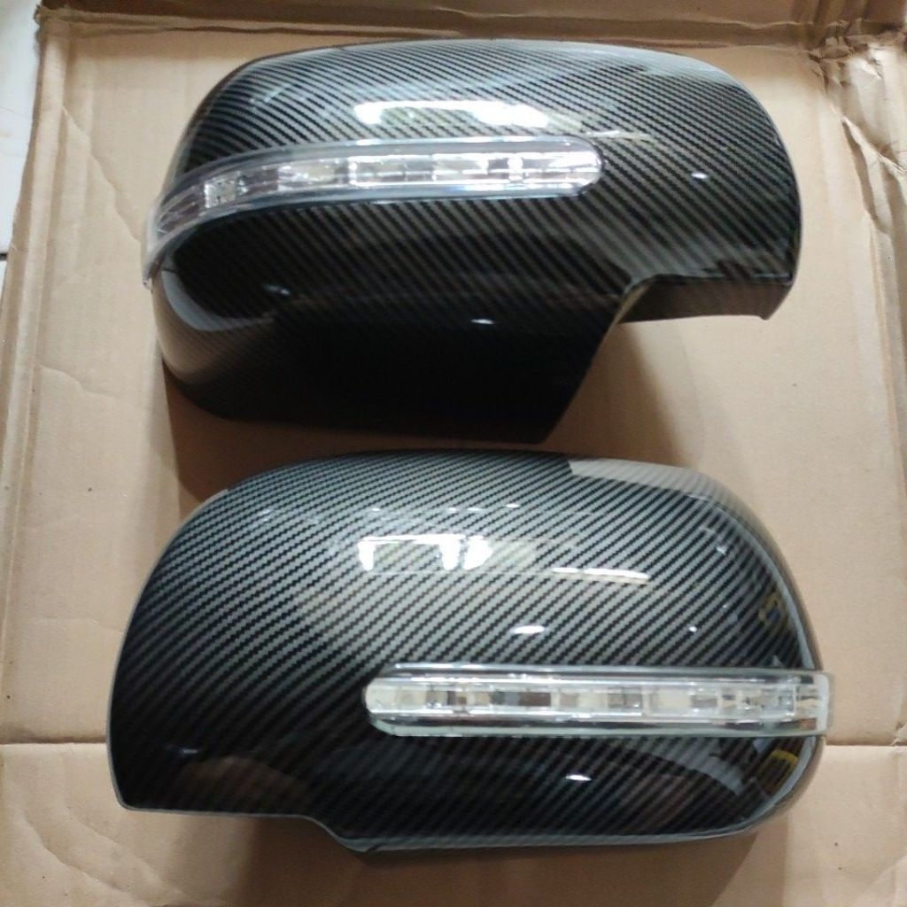 Cover Spion Lampu Sein Innova 2005 - 2015 Carbon