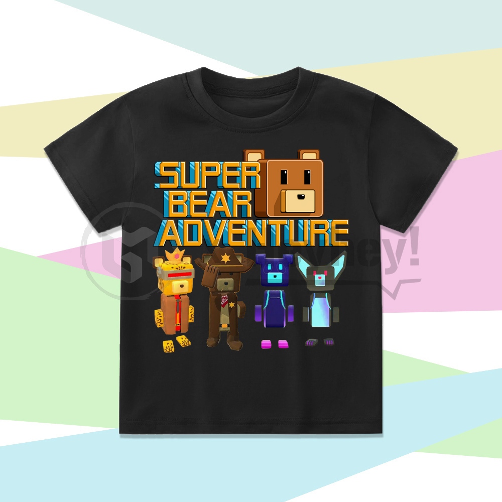 Baju Anak Kaos Anak Super Bear Adventure Skin Epic Terbaru Gratis Cetak Nama