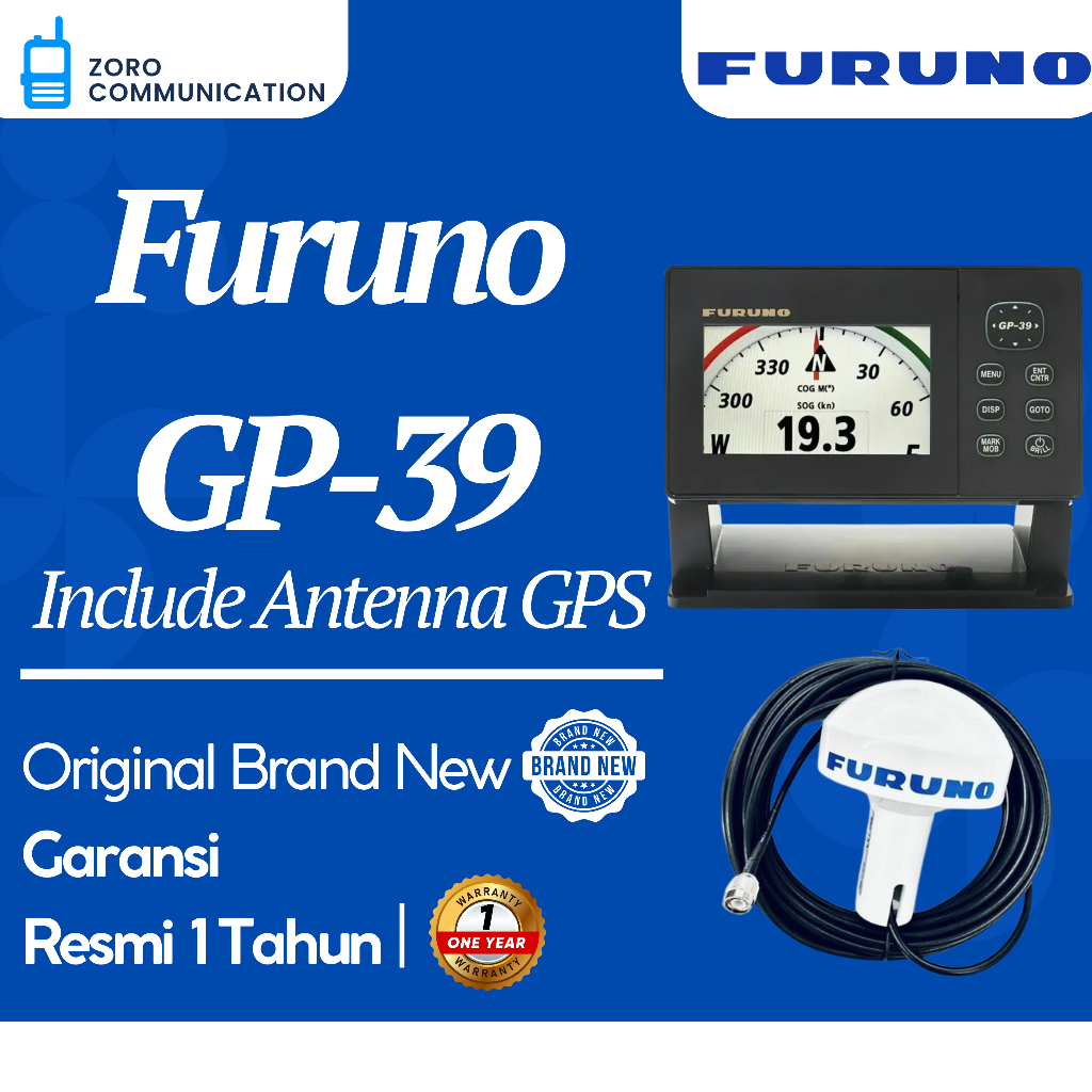 Furuno GP-39 – GPS Navigasi Marine Original Garansi Resmi 1 Tahun Navigator Furuno GP39 GP 39