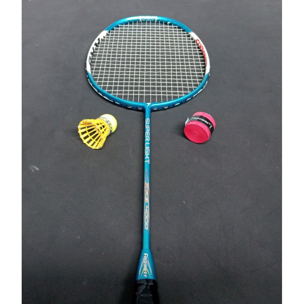 Raket badminton bulutangkis bekas second original flypower super light krb 4000